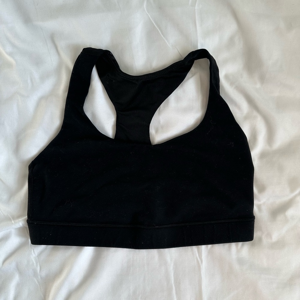 Lululemon Black Sports Bra Sz 6